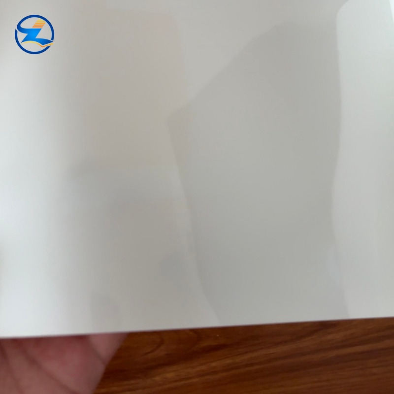 White PVC Sheet for blister packaging.