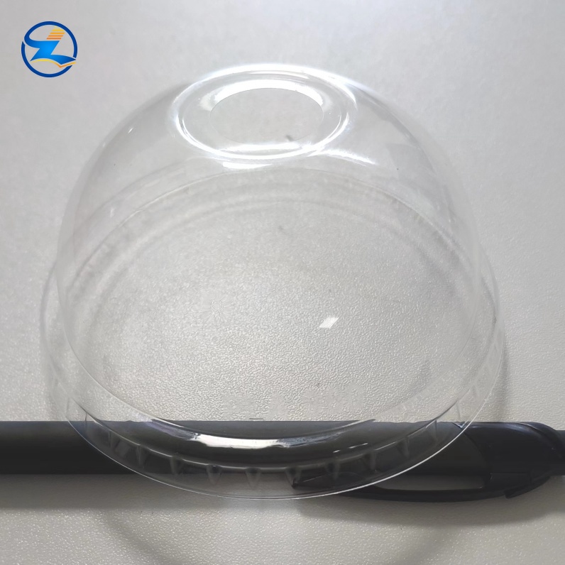 Fully biodegradable PLA flat lids and domed lids