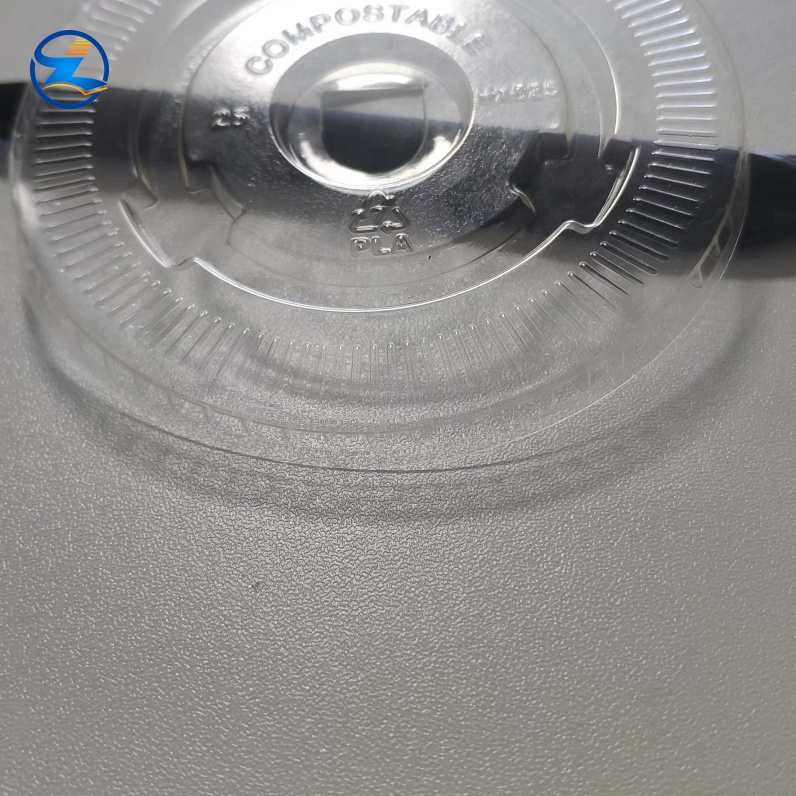 Premium Eco-Friendly PLA Cup flat and dome Lid