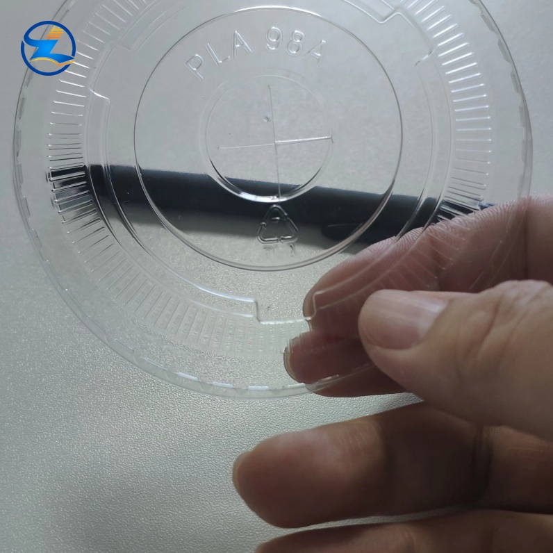 Premium Eco-Friendly PLA Cup flat and dome Lid