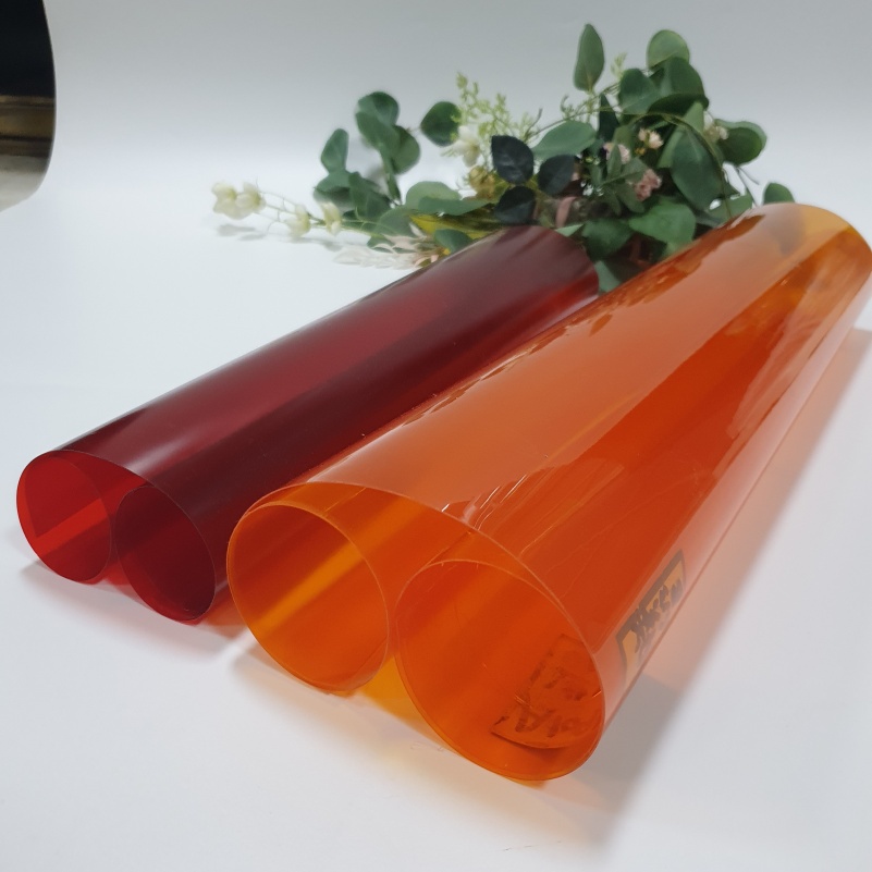 200my Light-proof, opaque orange and wine-red rigid PVC pharmaceutical film