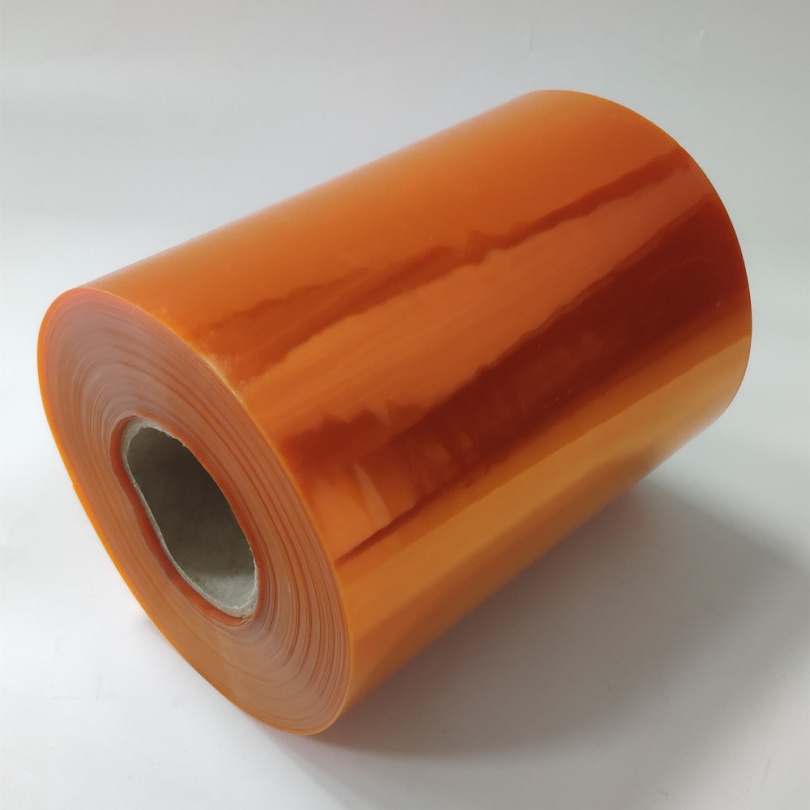 Transparent medical-grade orange PVC FILM