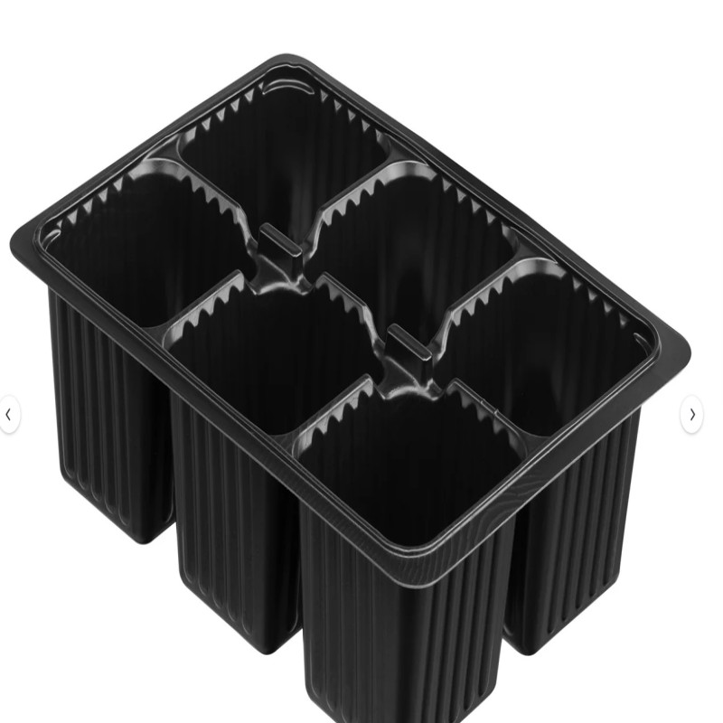 Black glossy HIPS for seeding tray