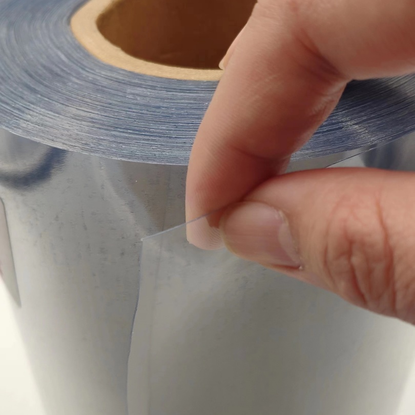Polyvinyl chloride sheet for transparent packaging materials