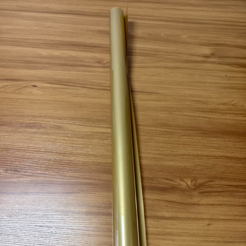 Golden PP rigid film for thermoforming food tray