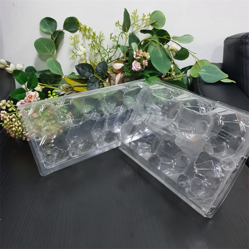 Transparent rigid PET egg tray