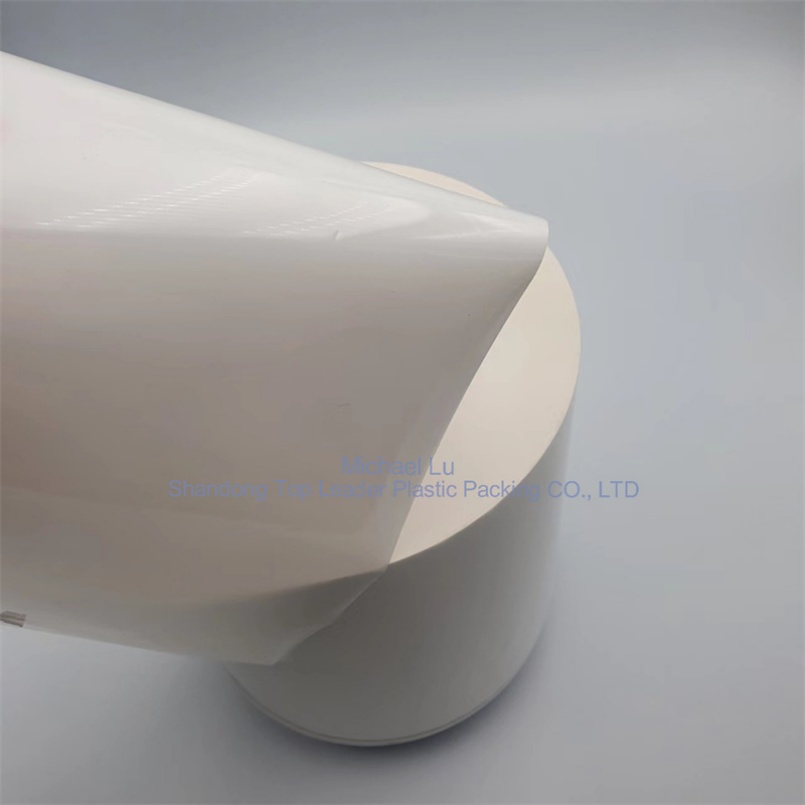 90um opaque white pet material sealing film printing sheet