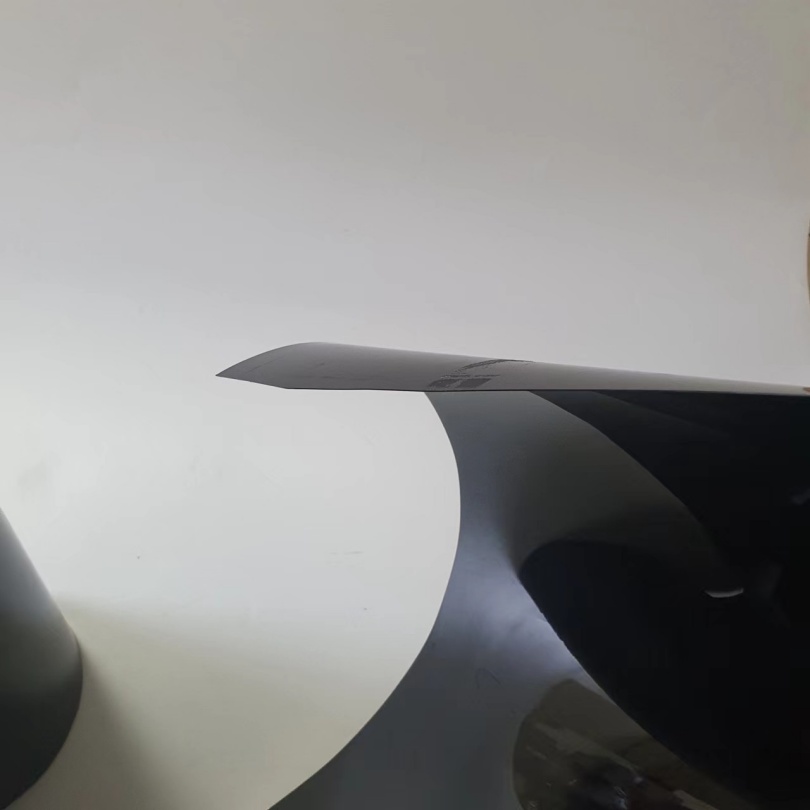 rpet glossy surface black pet film sheet in rolls