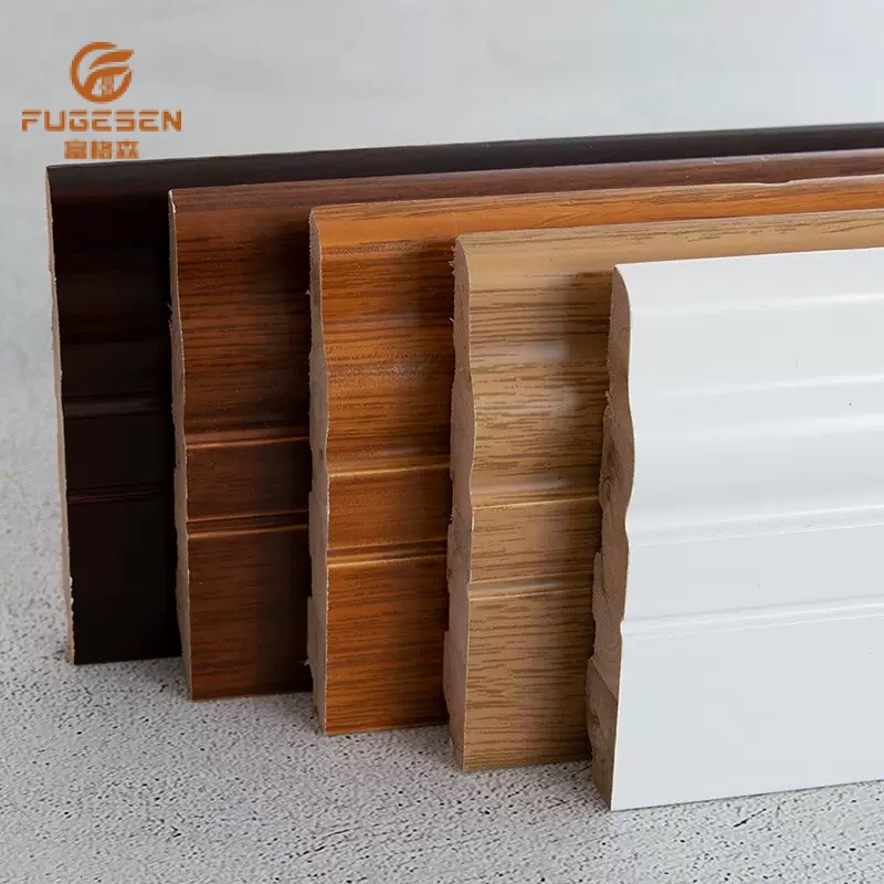 Solid wood skirting boards