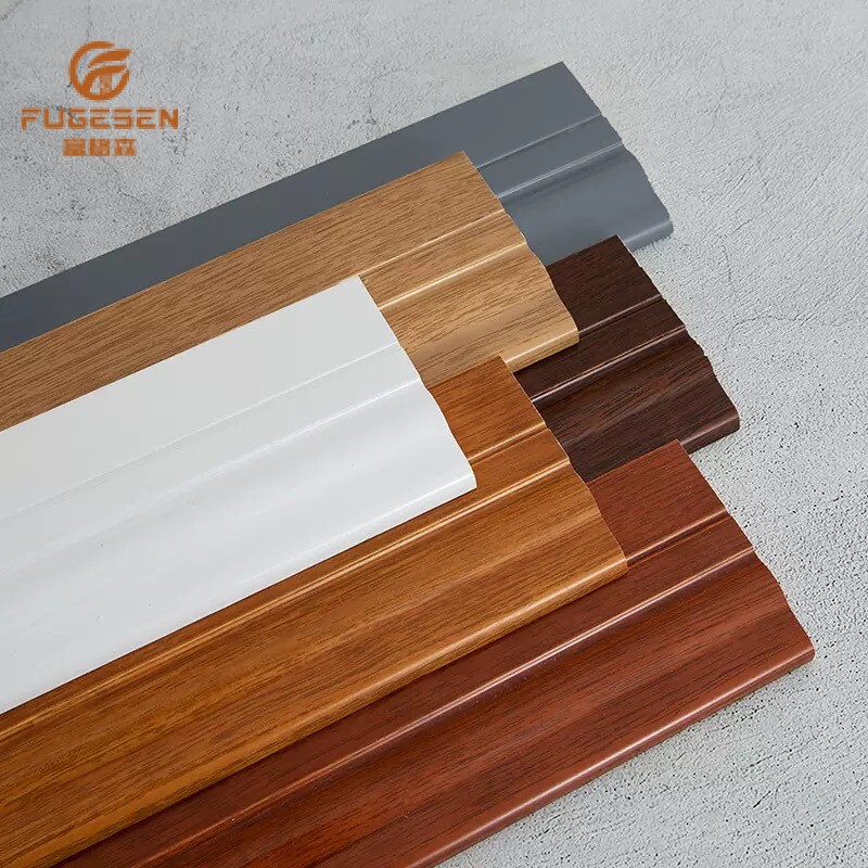 Solid wood skirting boards