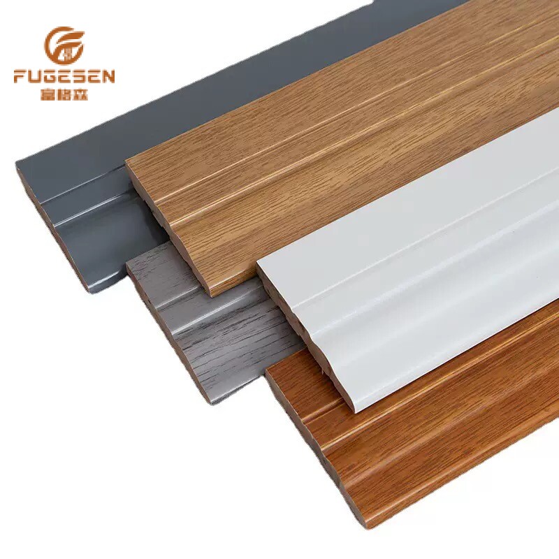Solid wood skirting boards