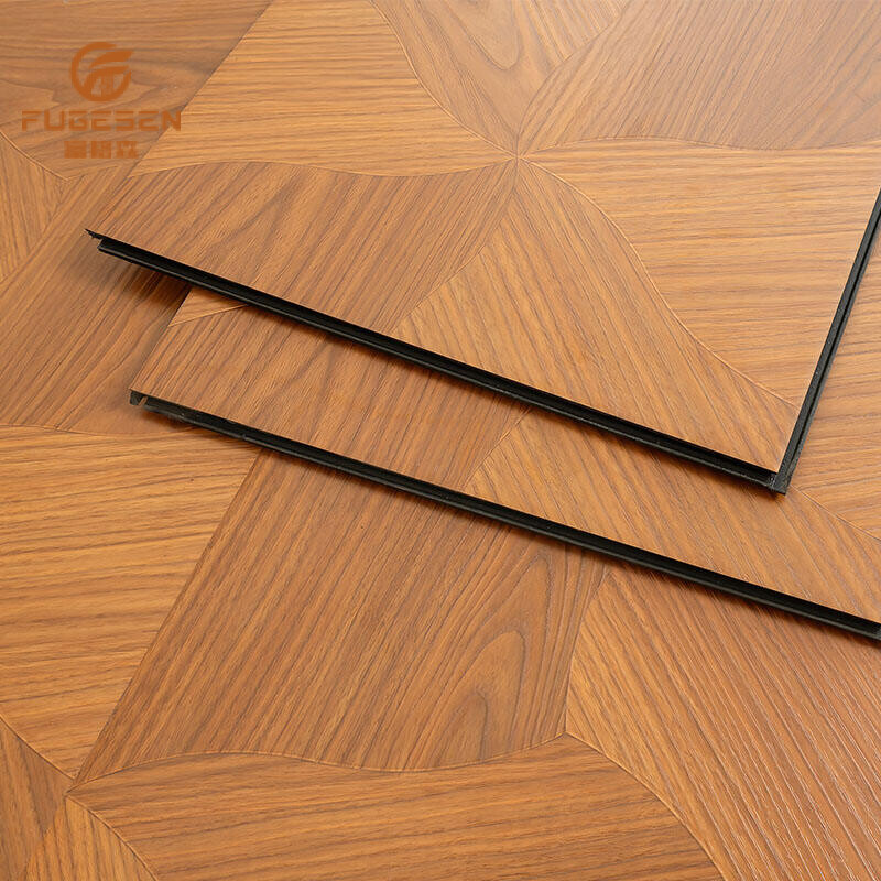 Lotus leaf parquet floor