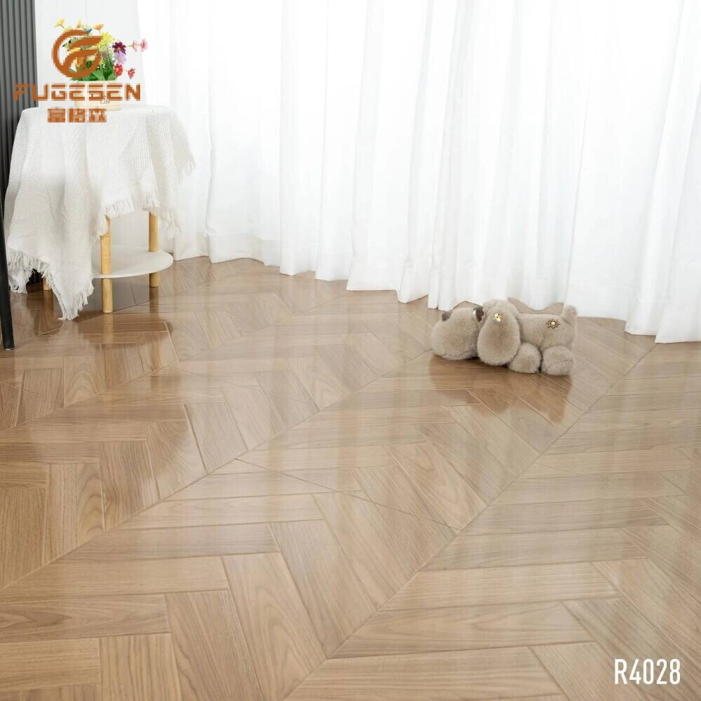 Carbon Crystal Herringbone Laminate flooring