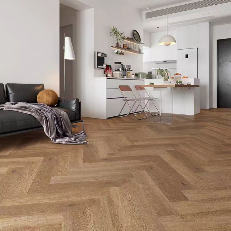 Herringbone SPC Flooring  Rigid Core Vinyl Plank