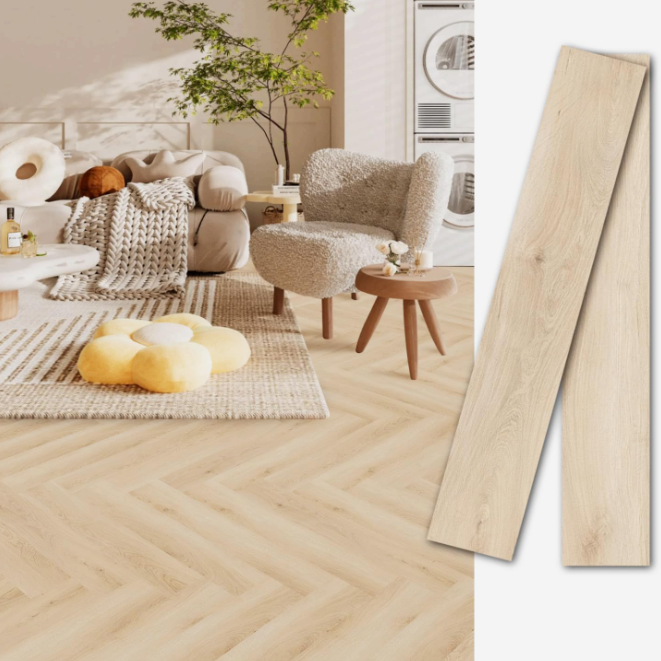 Heavy Commercial Grade Herringbone SPC Flooring