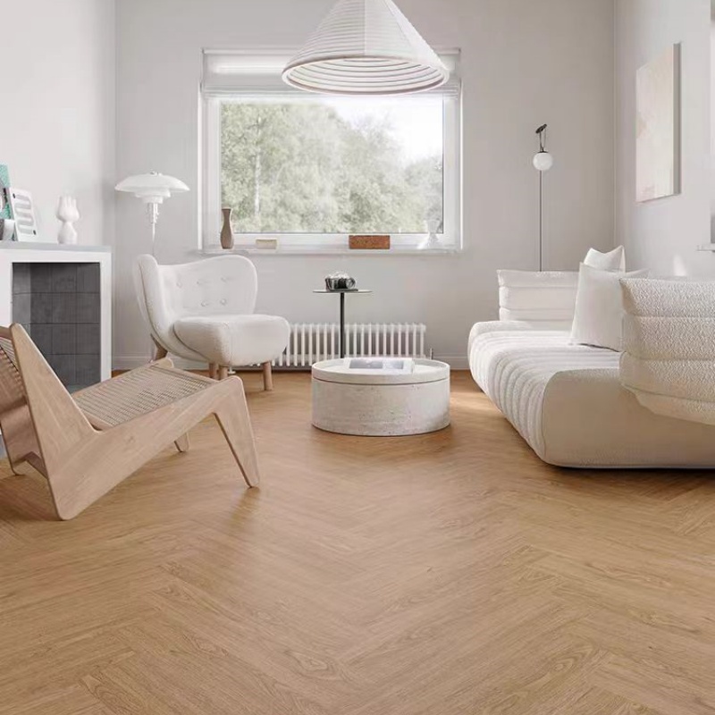 Commercial Herringbone SPC Flooring for Hotels & Offices