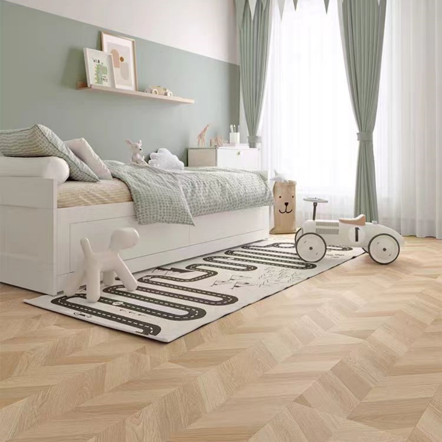 Luxury SPC Fishbone Vinyl Flooring