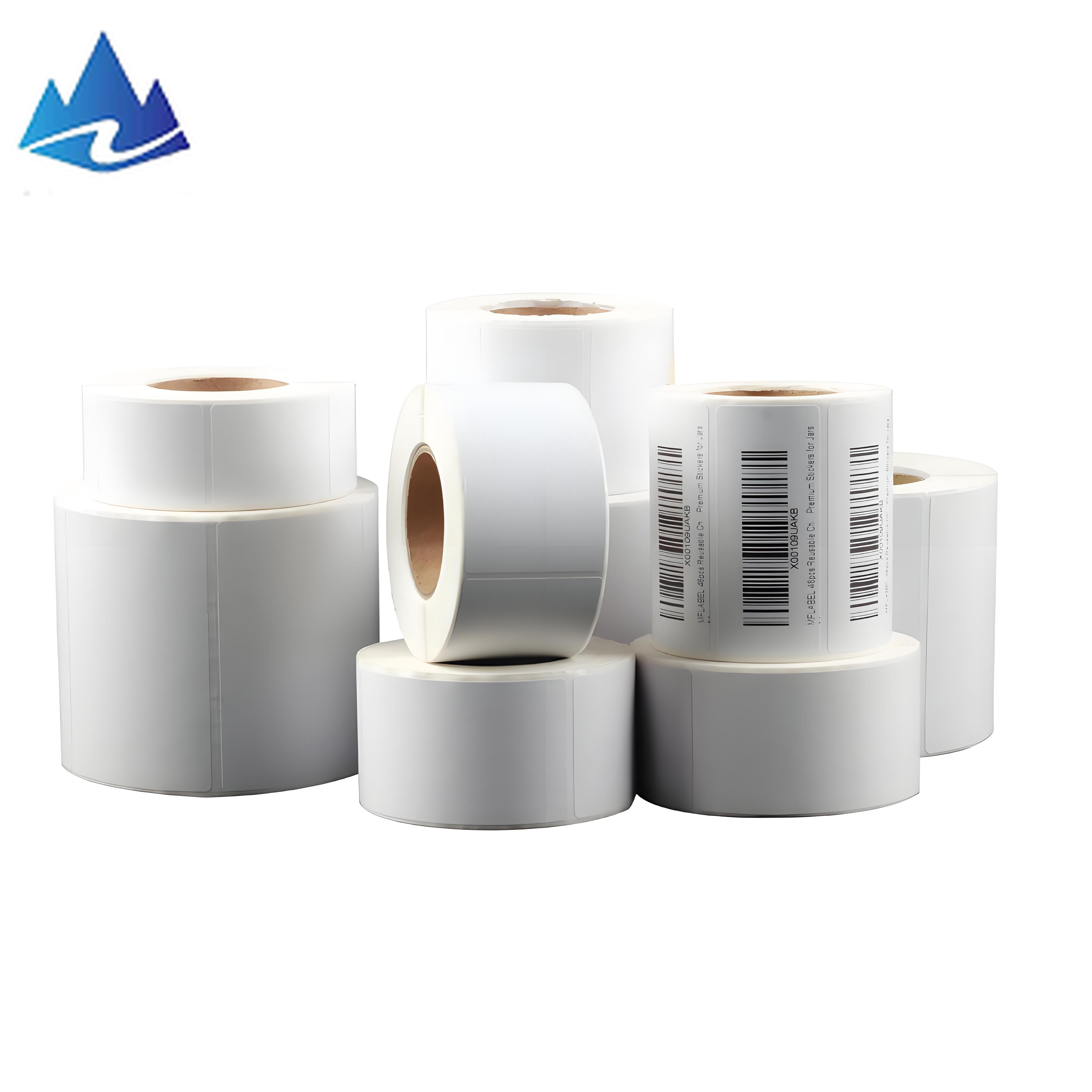Premium custom-sized thermal paper rolls, 80*80mm and 57*40mm, for cash registers.