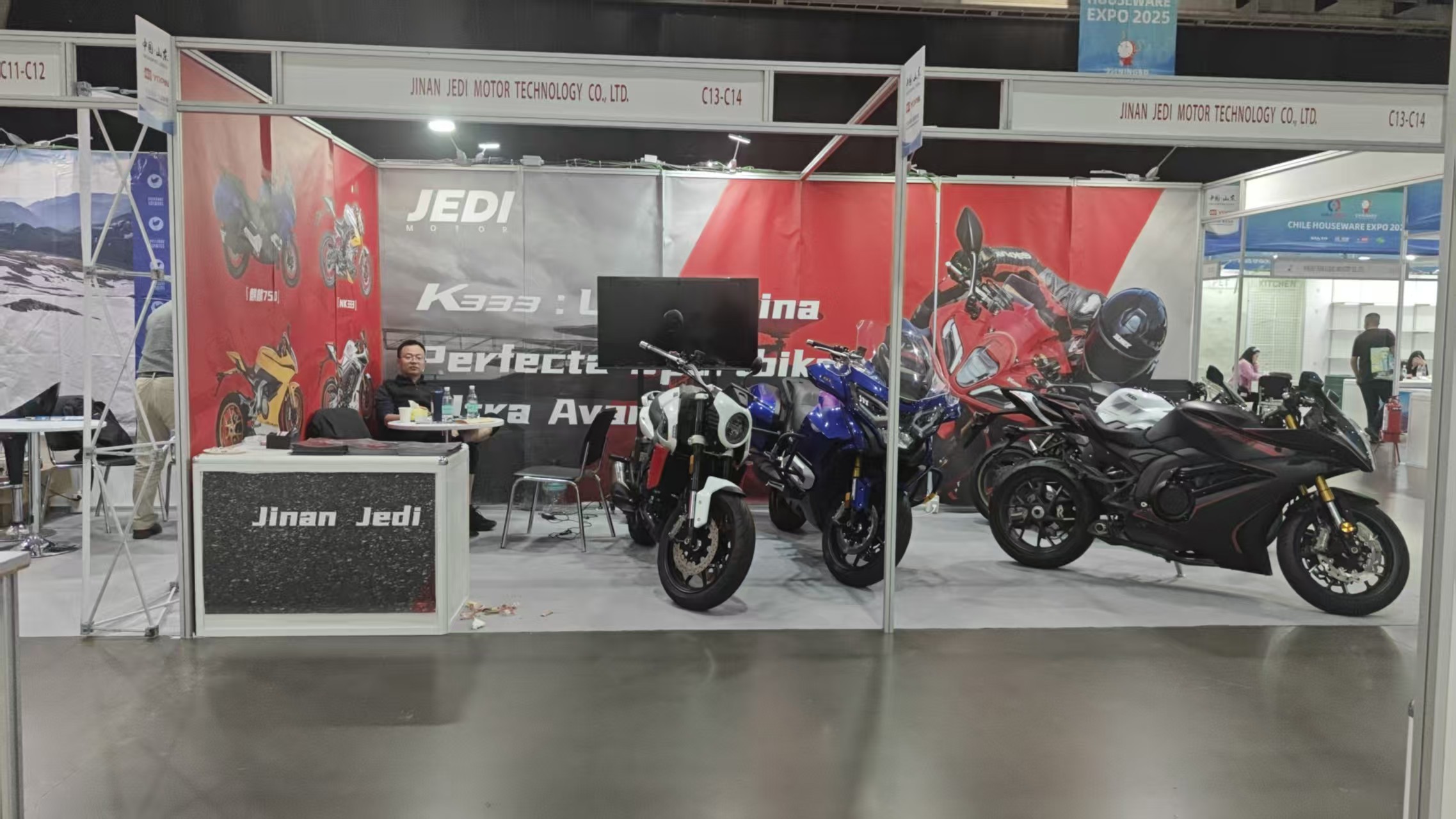 2025 International Industry Exhibition Chile JEDIMOTO booth