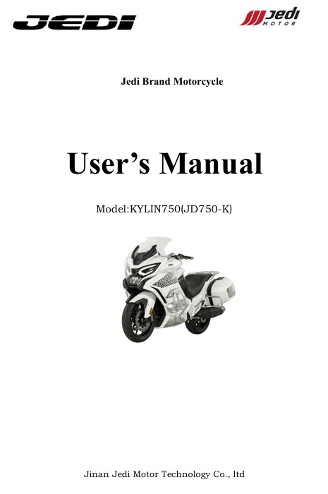 JD750-K(GT750)(KYLIN750) USER'S MANUAL