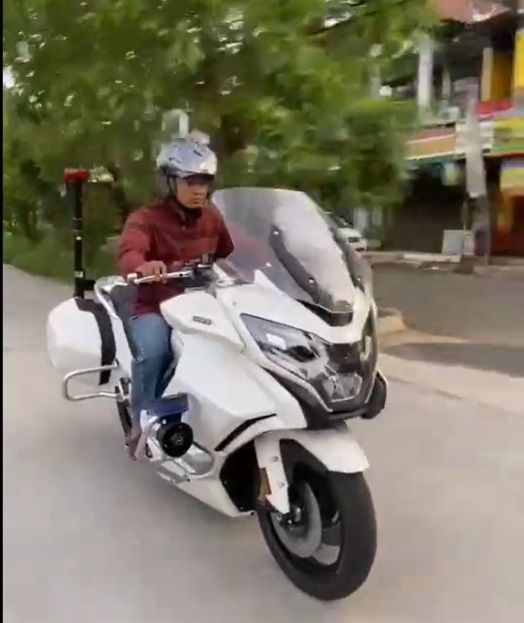 JD10800DJ electric Police motorcycle