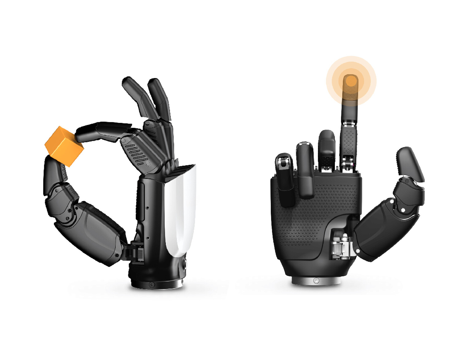 Main robotique à articulation de doigts humanoïdes