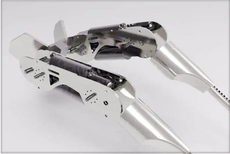 Pièces métalliques de robots humanoïdes sur mesure