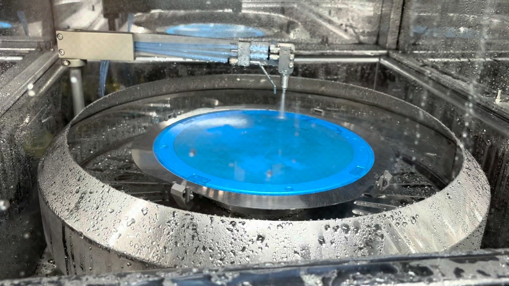 Module à moteur linéaire pour les systèmes de nettoyage de wafers