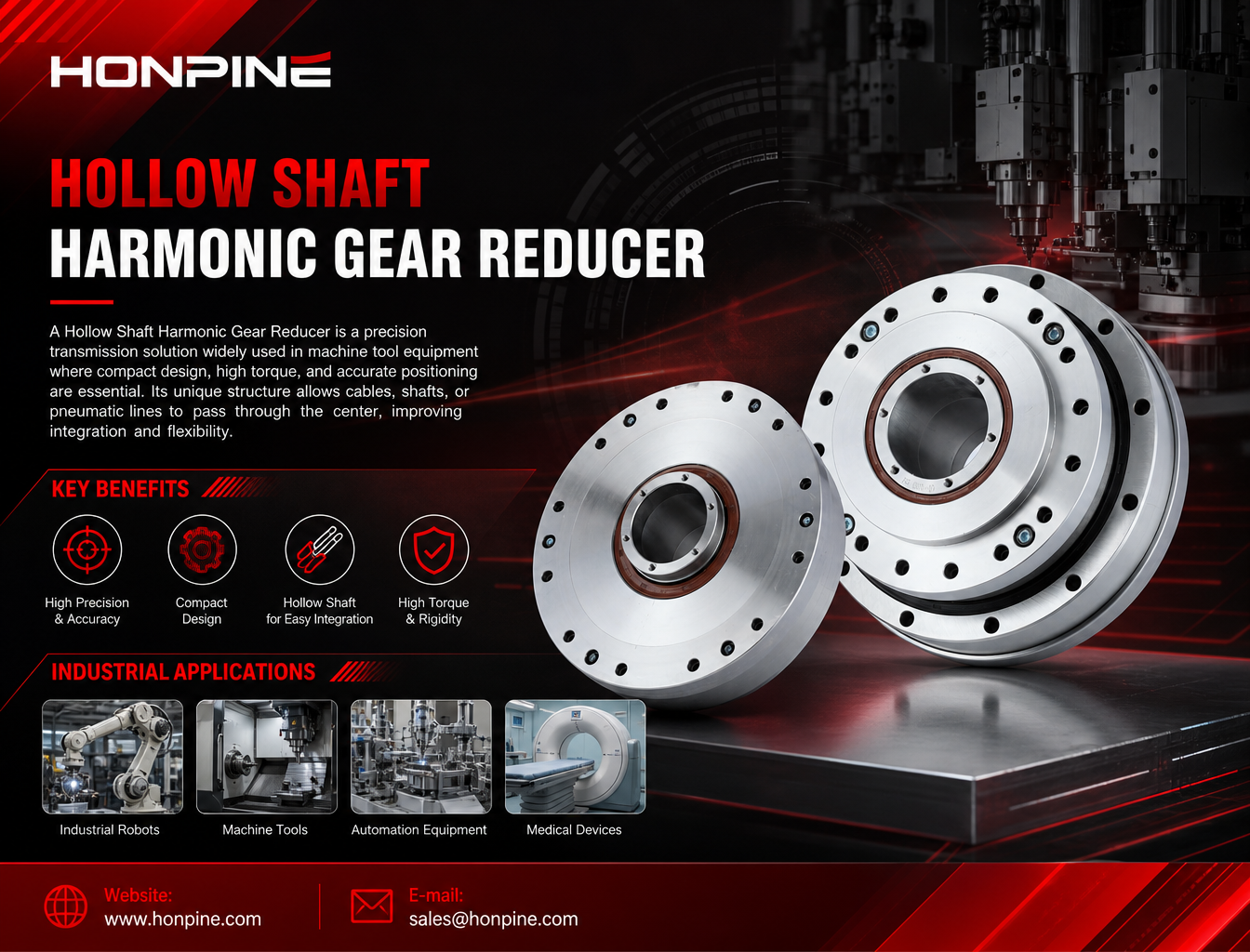 hollow shaft harmonic reducer