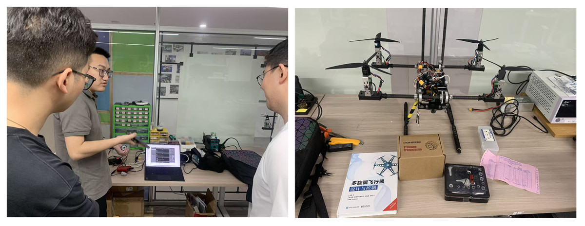 HONPINE Micro Harmonic Joint Motor apoya a la Facultad de Ingeniería de la Universidad de Zhejiang en la finalización del proyecto de I+D de drones