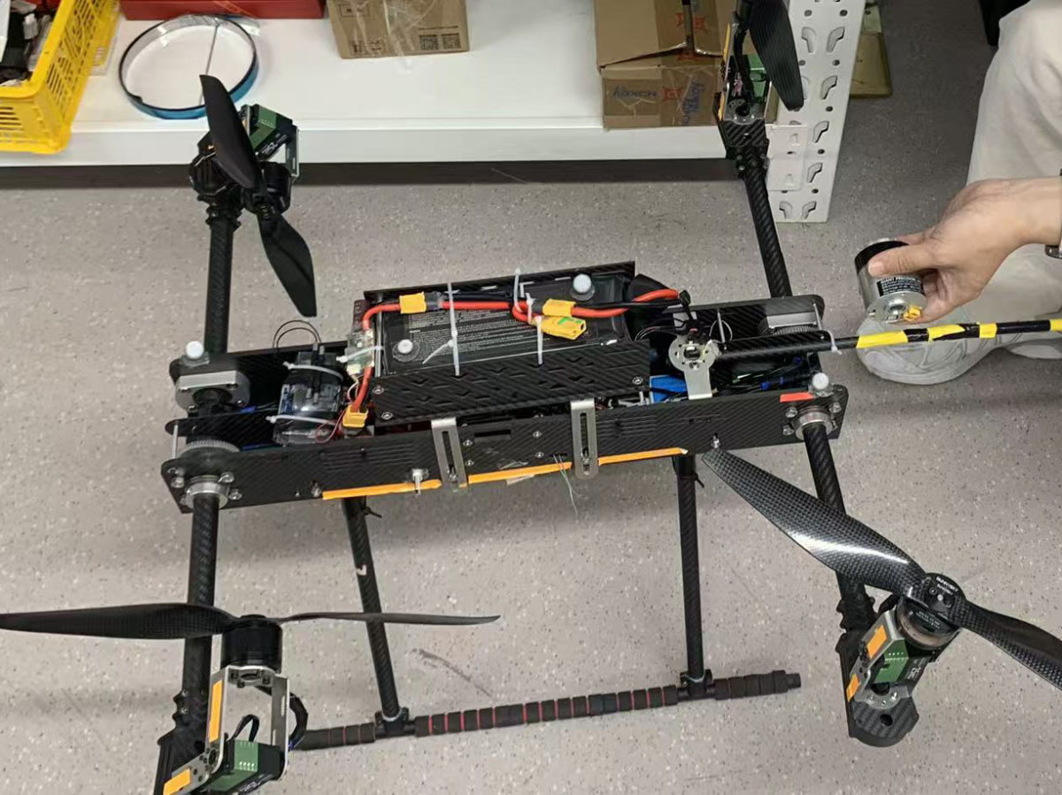 HONPINE Micro Harmonic Joint Motor apoya a la Facultad de Ingeniería de la Universidad de Zhejiang en la finalización del proyecto de I+D de drones