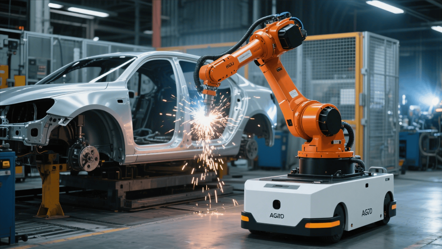 robot con actuador de transmisión armónica