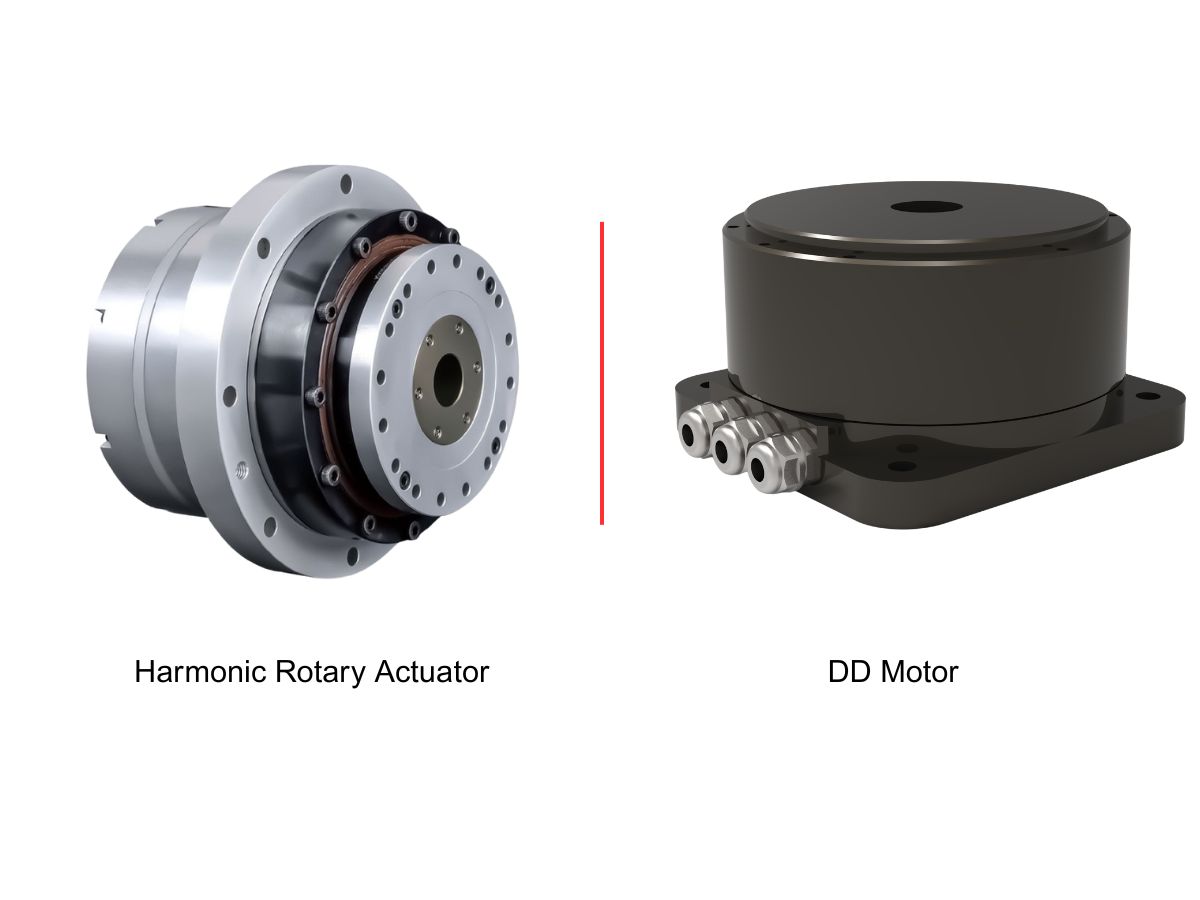 Motores DD frente a actuadores rotativos armónicos