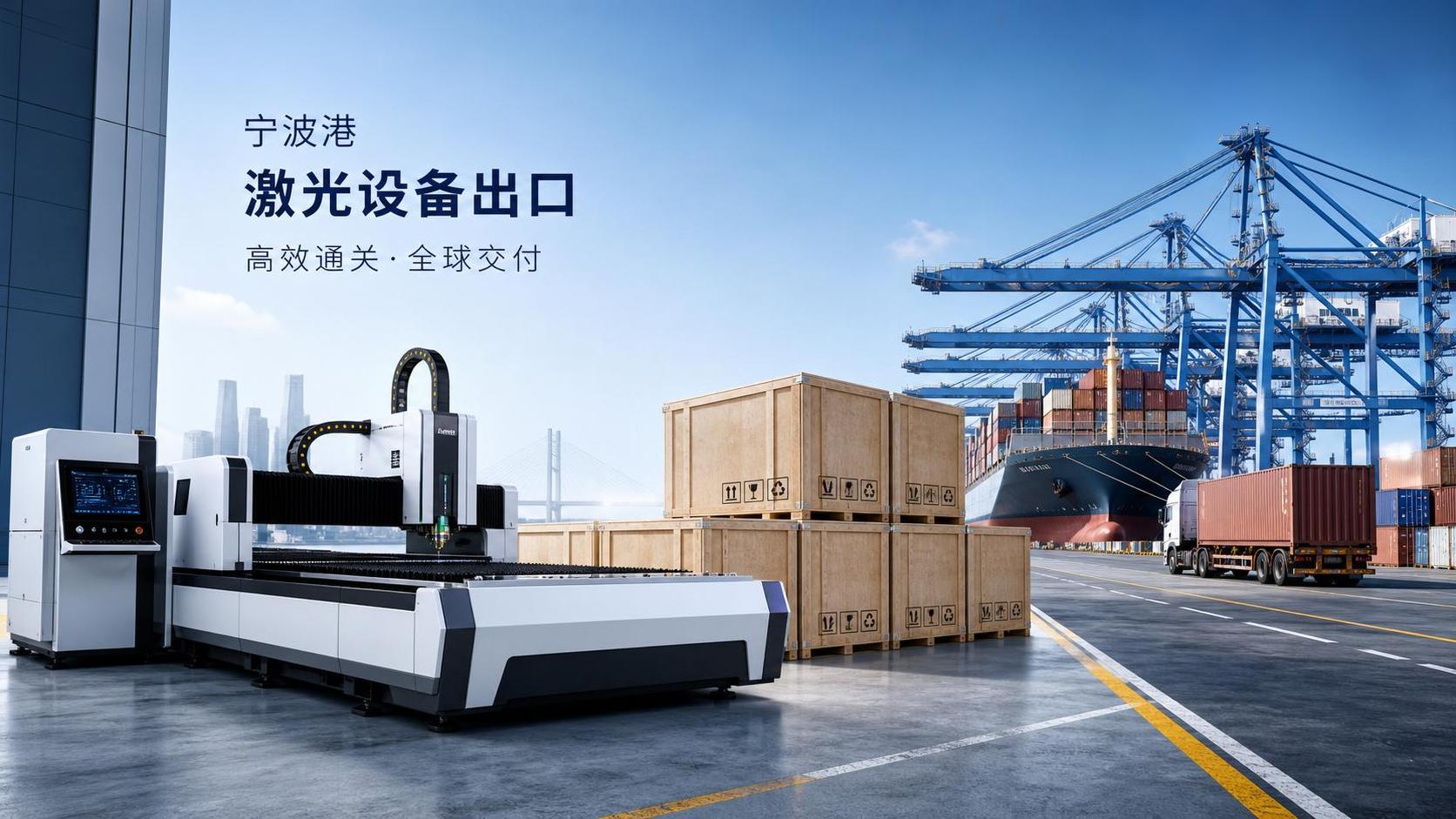 El puerto de Ningbo abre una vía rápida para las exportaciones láser El puerto de Ningbo abre una vía rápida para las exportaciones láser