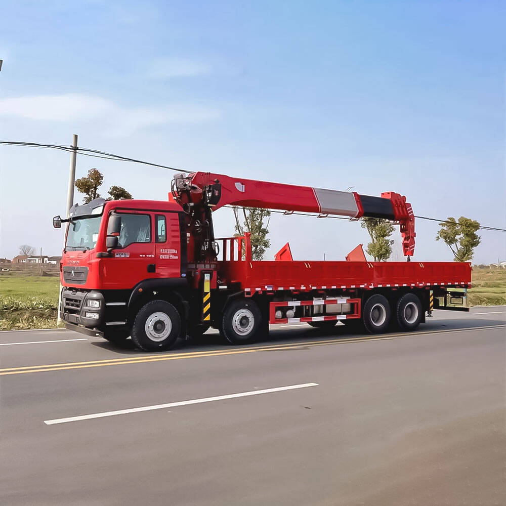 Howo TX 350HP 8×4 Heavy Duty Truck Mounted Crane