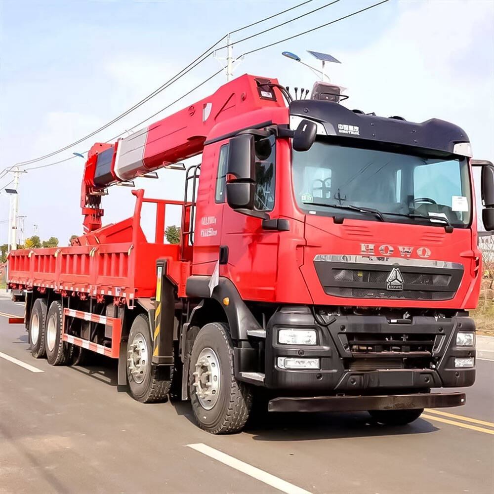 Howo TX 350HP 8×4 Heavy Duty Truck Mounted Crane