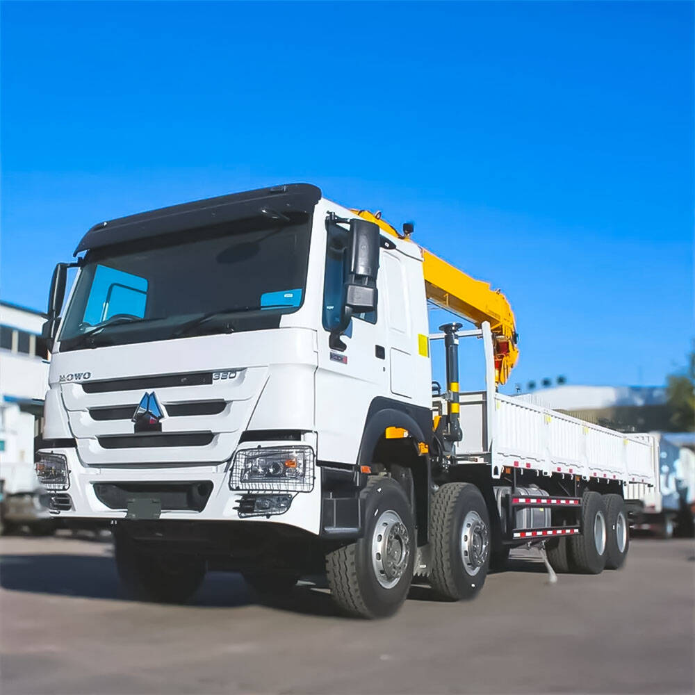 Howo 380HP 8×4 Heavy Duty Truck Mounted Crane