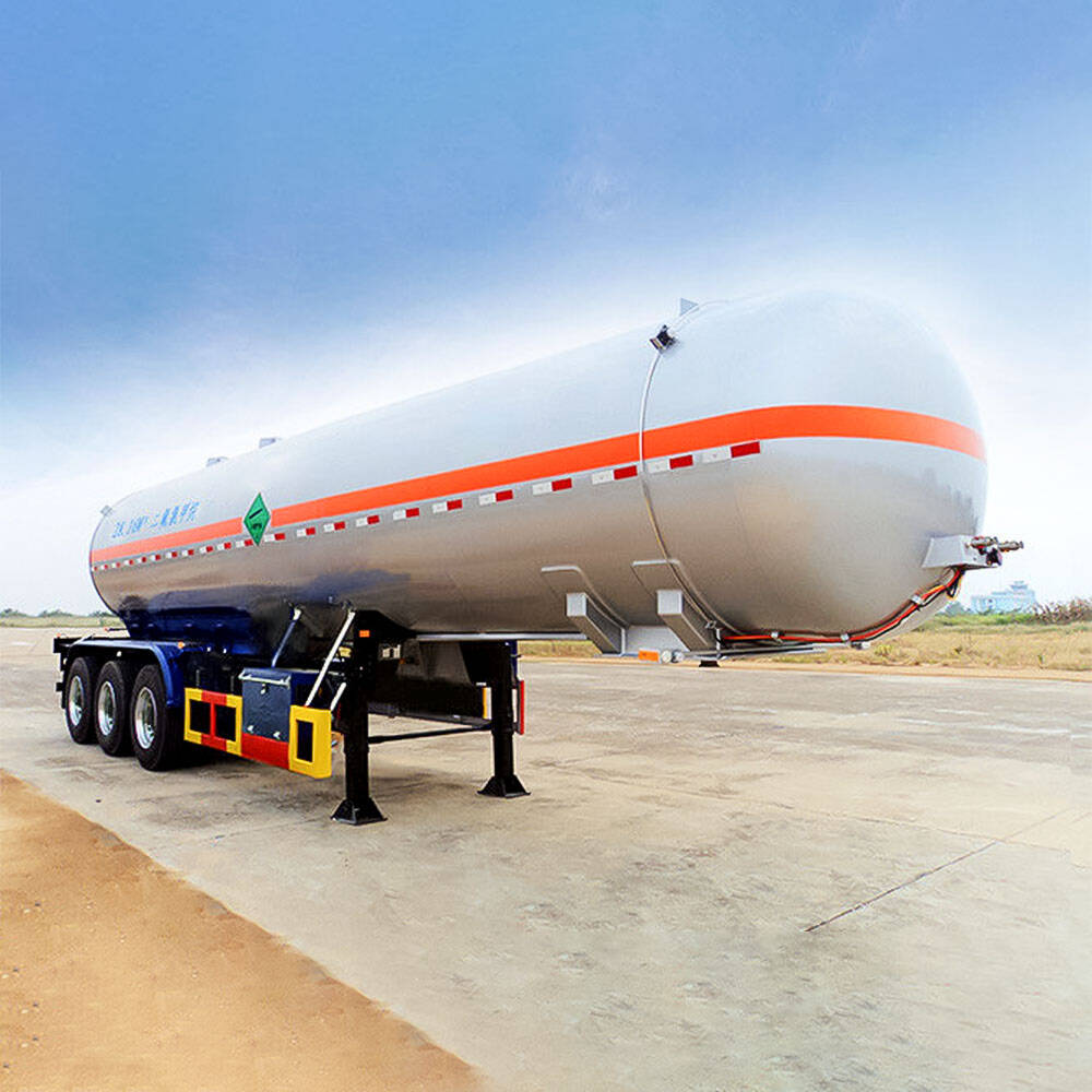 3 Axle Propylene Transport LPG Tanker Semi Trailer