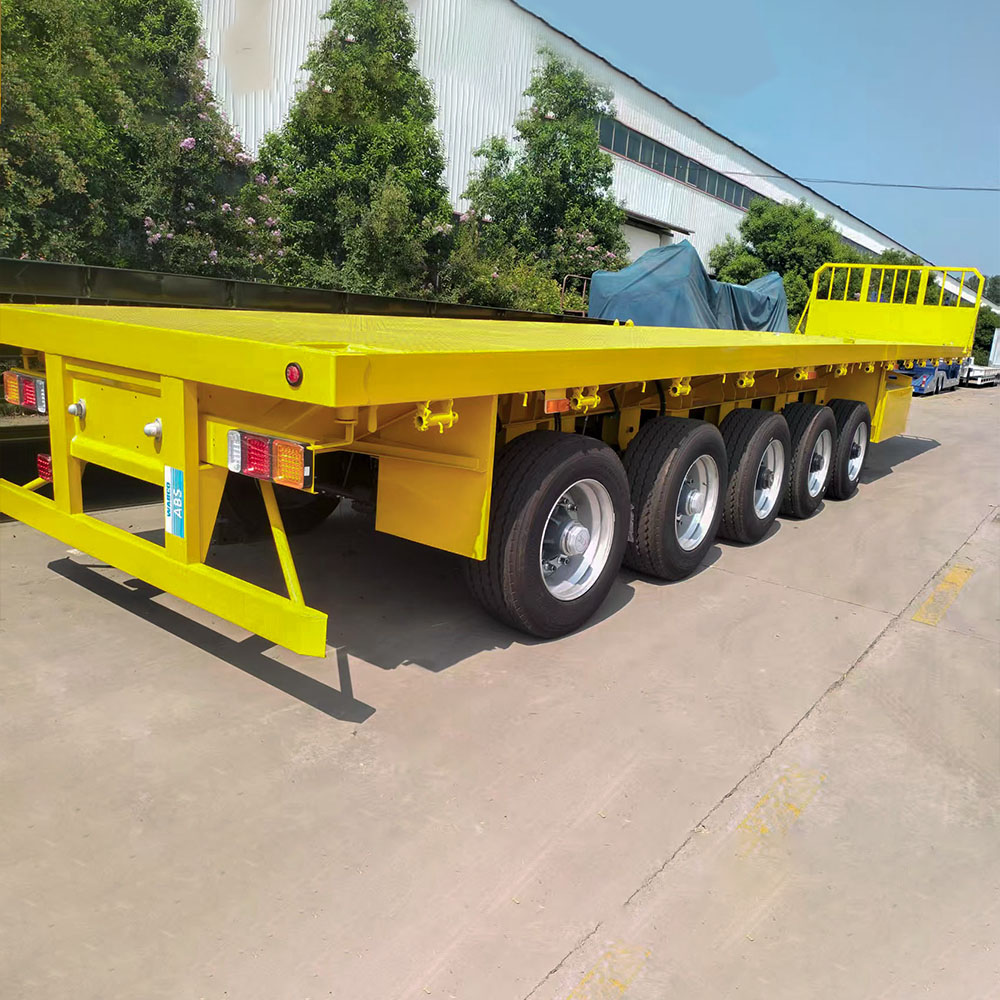 Heavy Duty 5 Axle Flatbed Semi Trailer