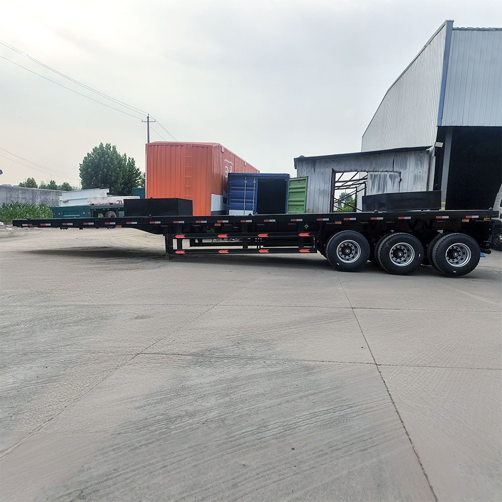 3 Axle Flatbed Semi Trailer