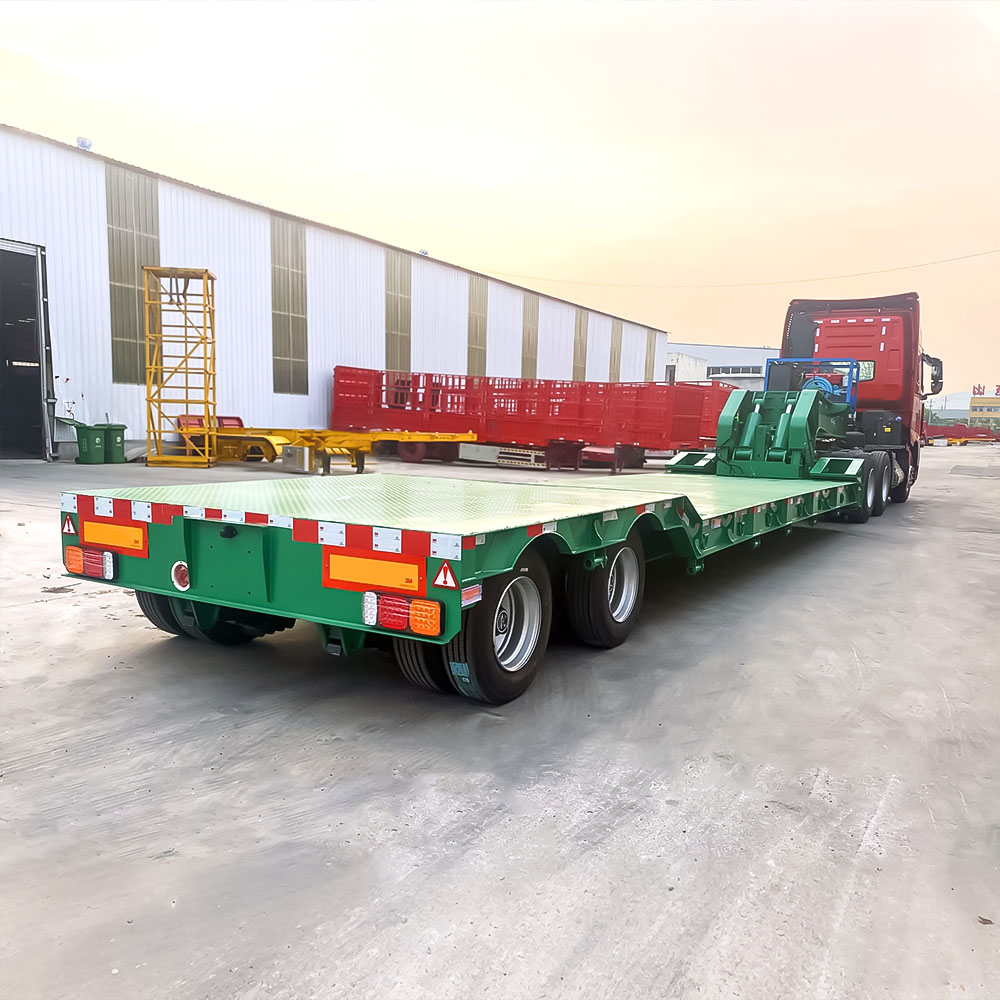 2 Axle 60 Ton RGN Lowboy Trailer