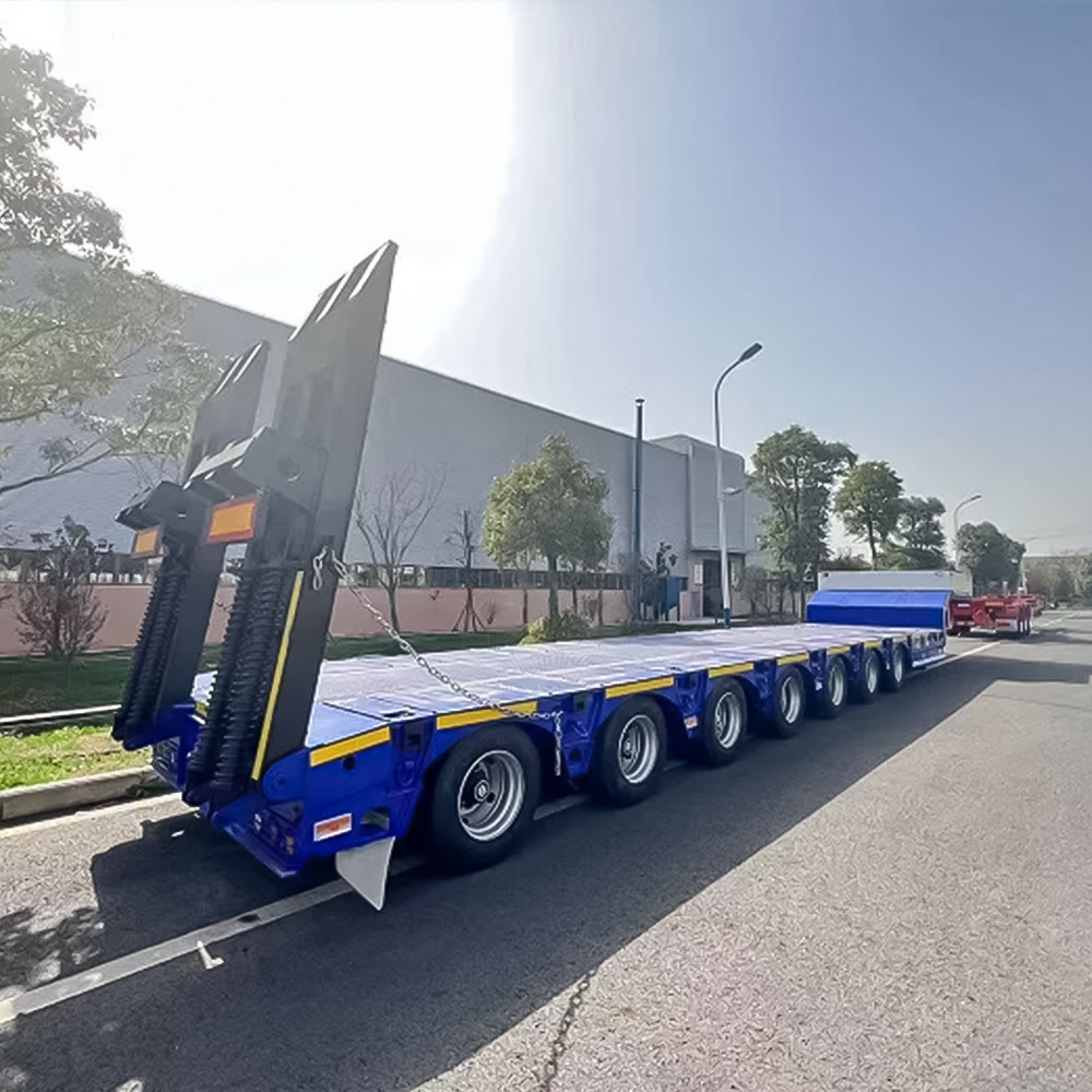 7 Axle Extendable Low Loader Semi Trailer