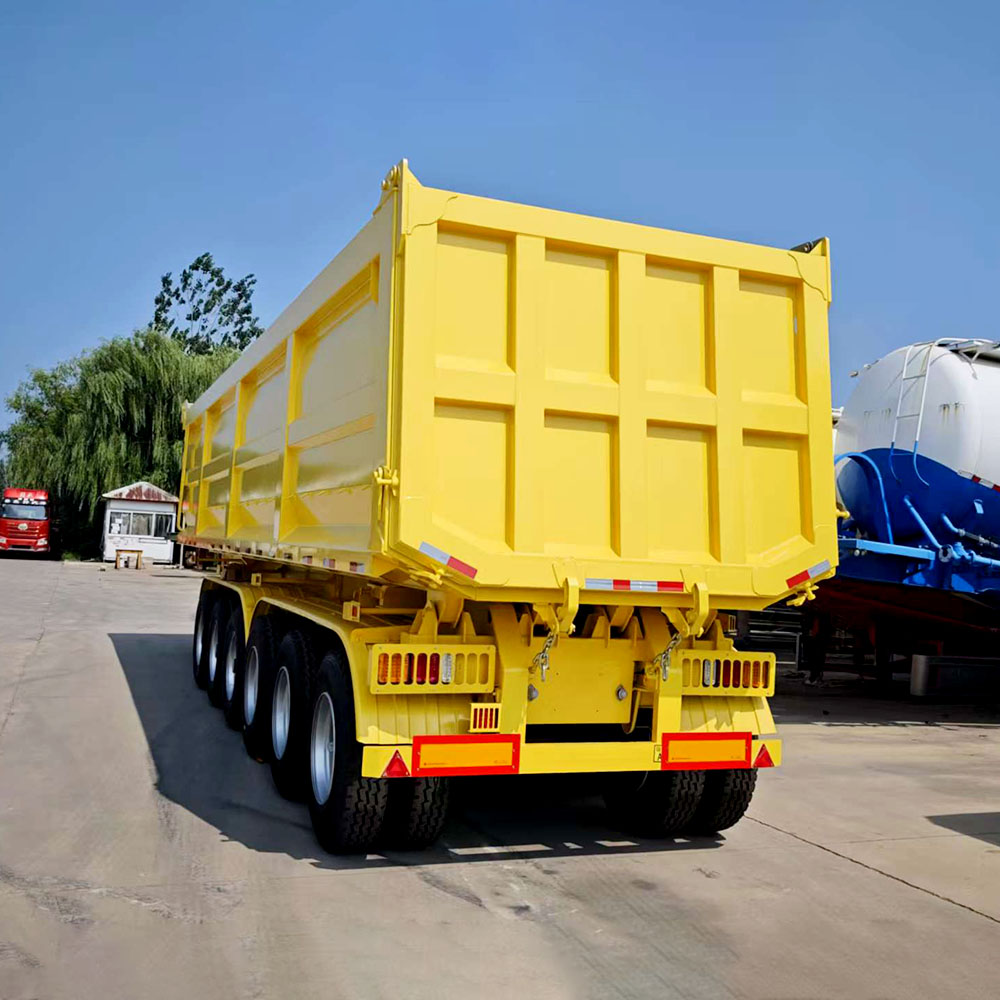 6 Axle Bulk Material Dump Semi Trailer