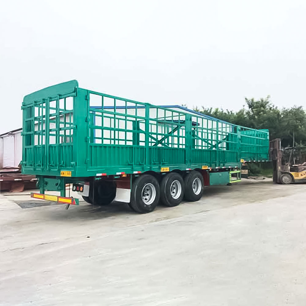 60T Bulk Cargo Fence Semi Trailer