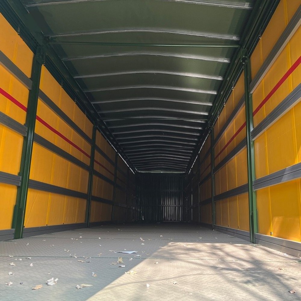 3-Axle Curtain Side Cargo Semi Trailer