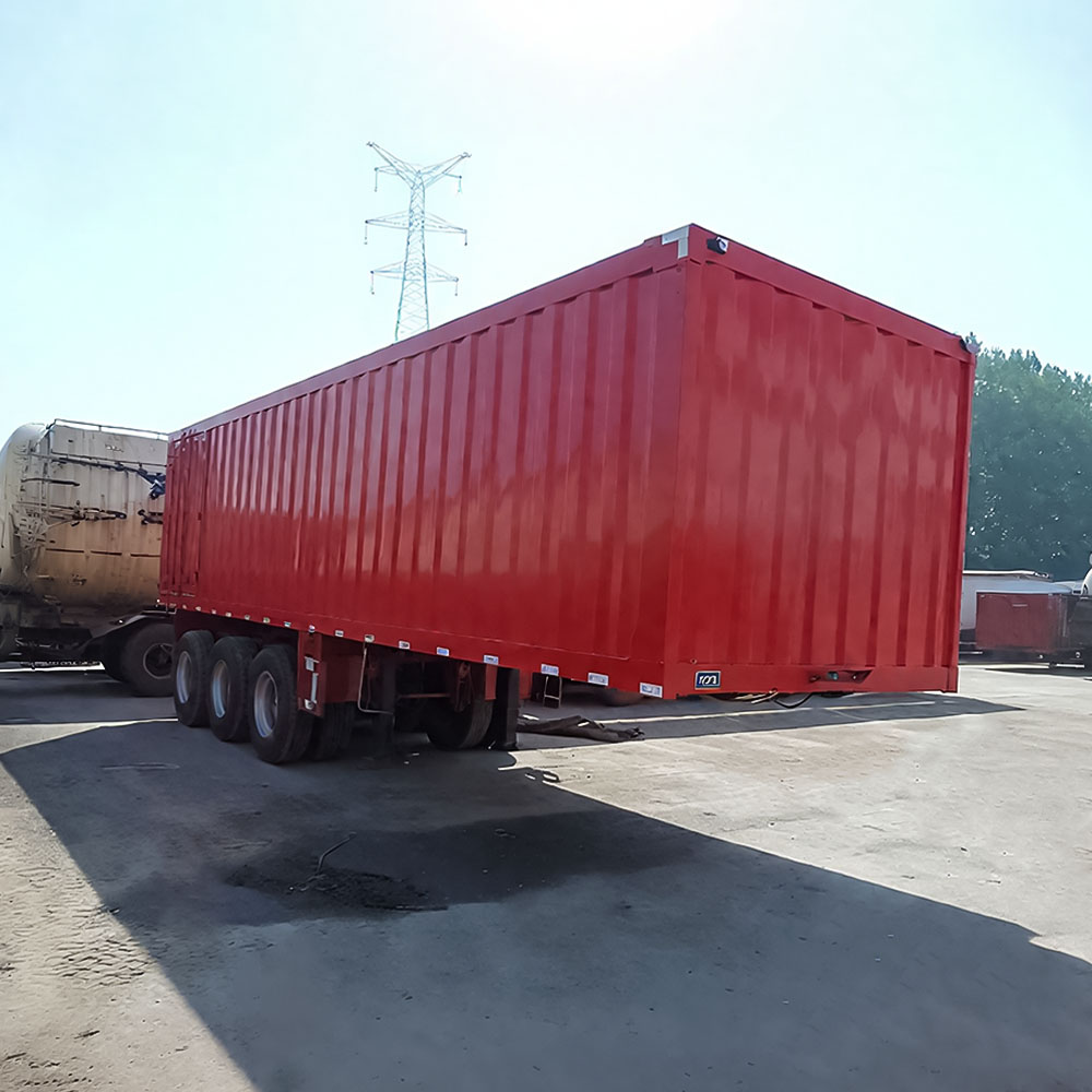 3 Axles Enclosed Cargo Box Semi Trailer