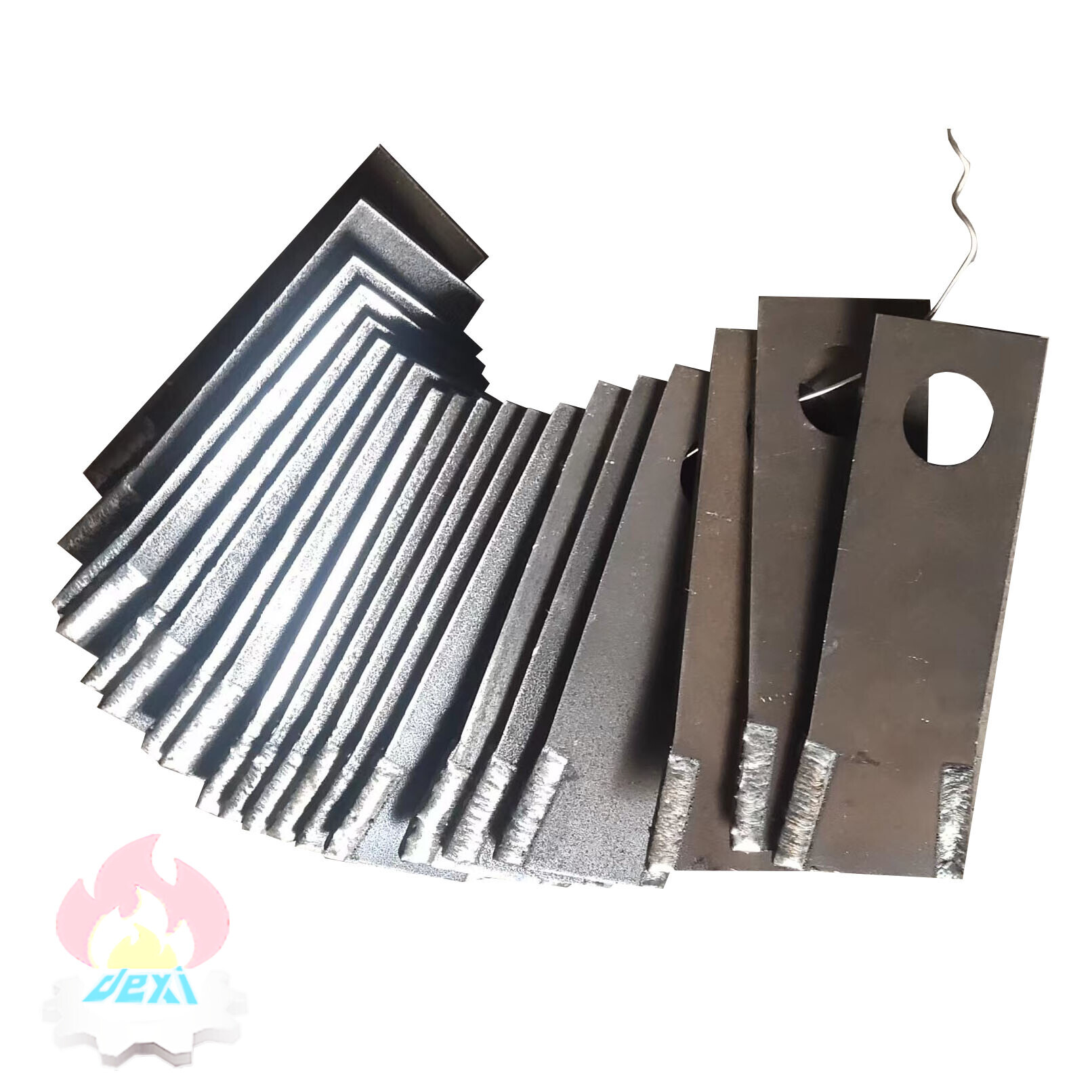 Hammer mill spare parts- hammers and sieve