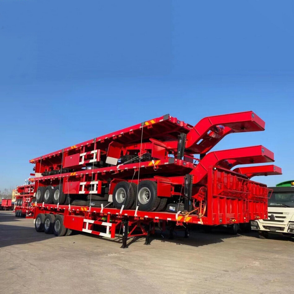 20 remorques plateaux pour camions-bennes vers le Malawi, société ETS