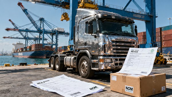 What customs documentation, certification, and logistics partners are essential when exporting heavy equipment to Mexico in 2026?