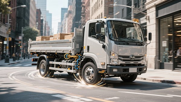 Why light duty trucks with high payload often sacrifice turning radius — and how new steering geometries fix it